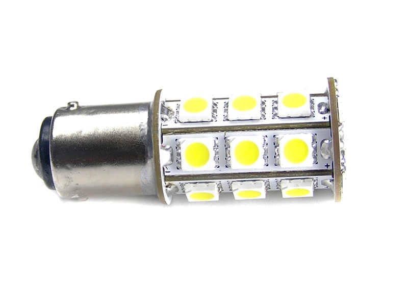 LED Pære, 10-30V, 21W BA15S - Matronics