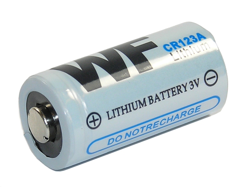 fløde vold Trampe Lithium-batteri CR123A 3V, 17 x 34,5mm - Matronics