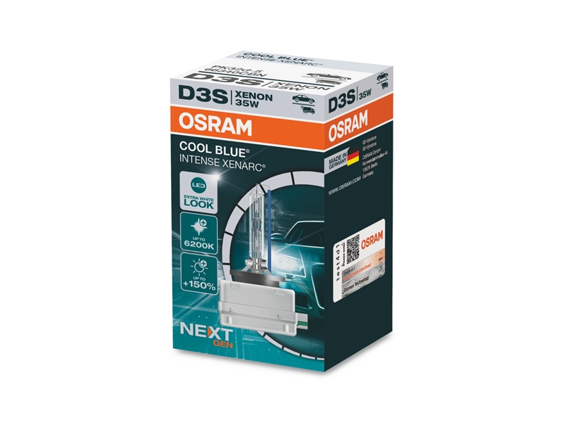 Osram D3S Xenarc Cool Blue Intense Next Gen. + 150% Xenonpære, 1
