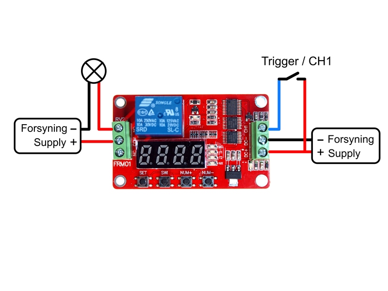 Avanceret Timer Rel Med 18 Funktioner Matronics