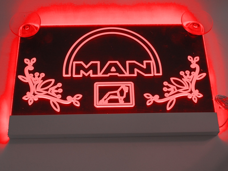 MAN logo i lys 24V -