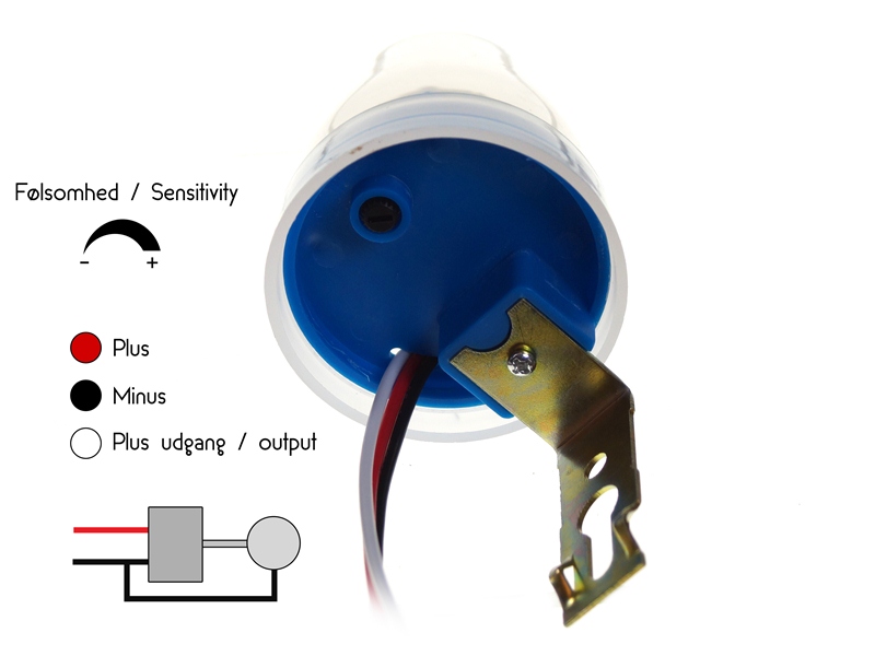 12V / lys-sensor - 10A (IP53) Matronics